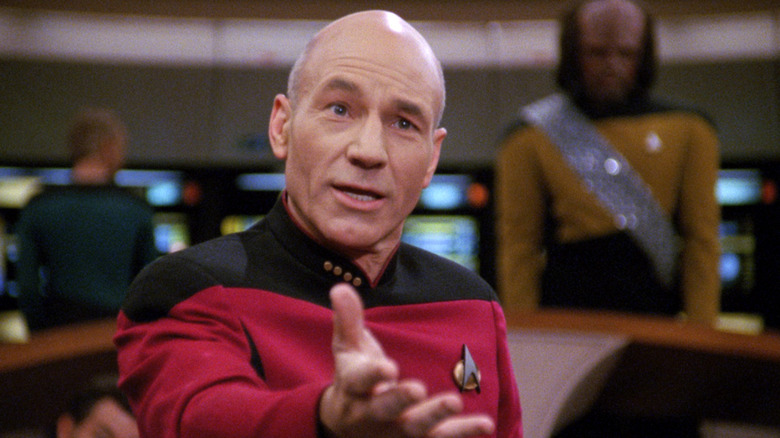 Picard makes emotional speech
