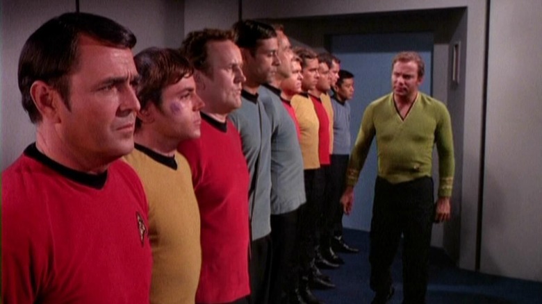 Kirk admonishes time-crossed crew