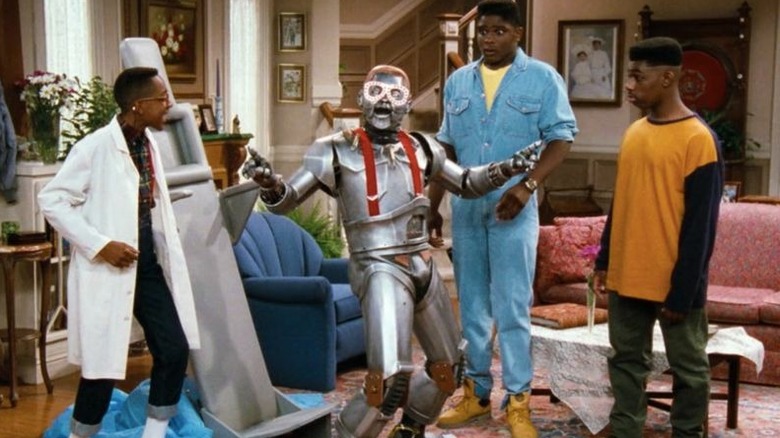 Steve Urkel as a robot