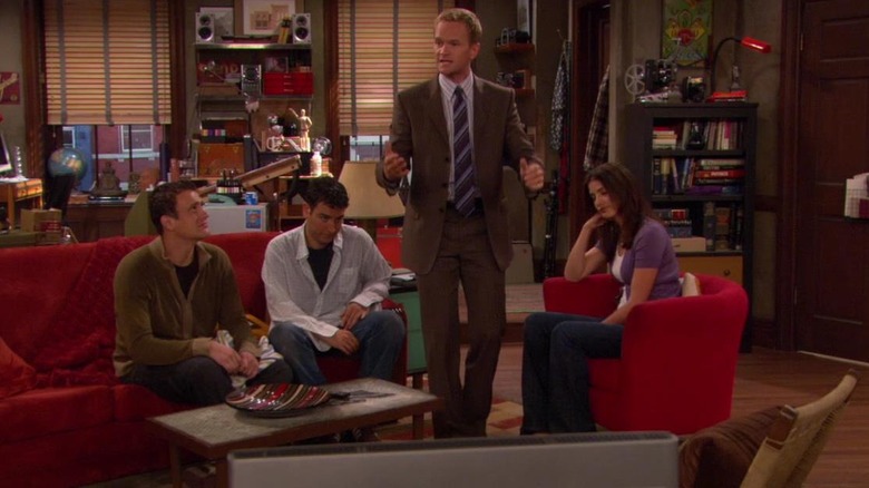 Barney Stinson with friends