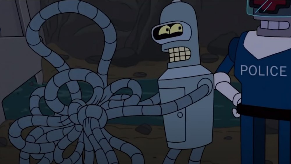 Bender in the season seven premiere episode of Futurama