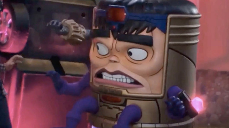 MODOK using the time machine 