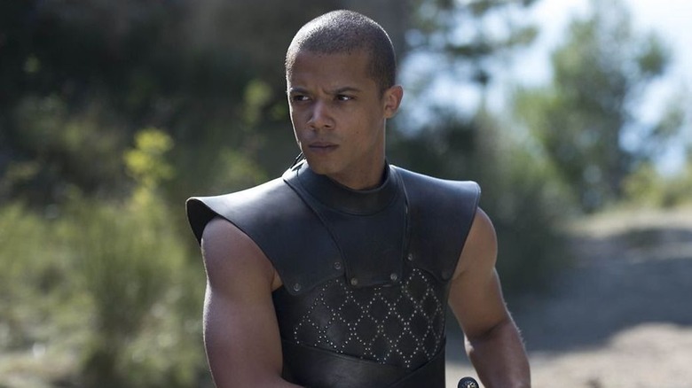 Grey Worm wearing leather armor