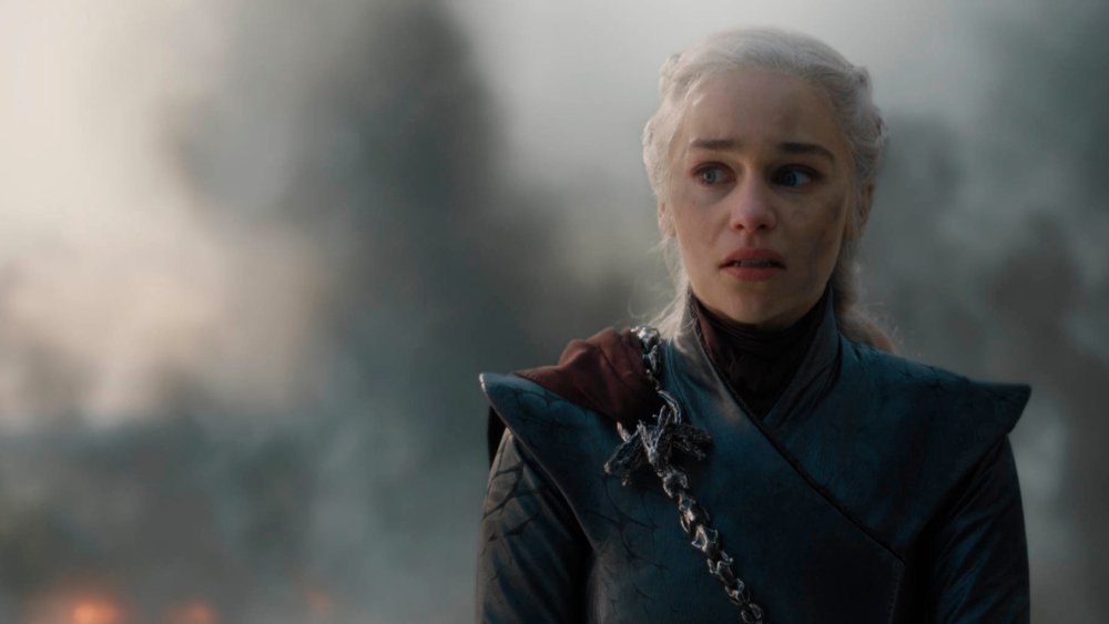 Emilia Clarke as Daenerys Targaryen on Game of Thrones