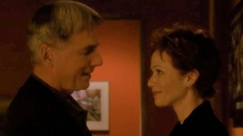 Gibbs (Mark Harmon) and Jenny (Lauren Holly) on NCIS