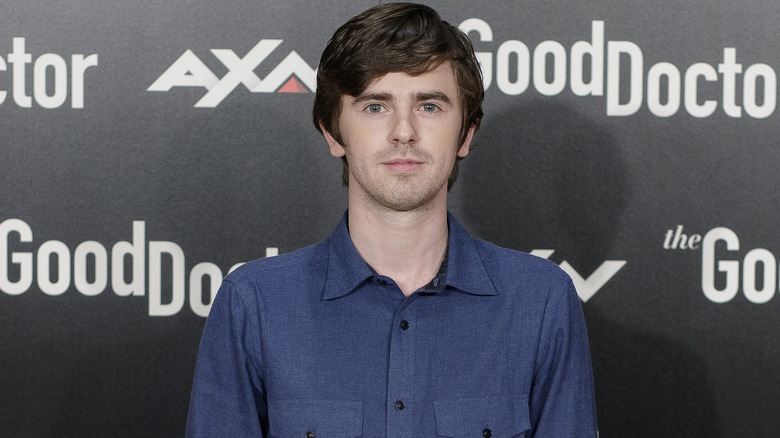 Freddie Highmore on the red carpet