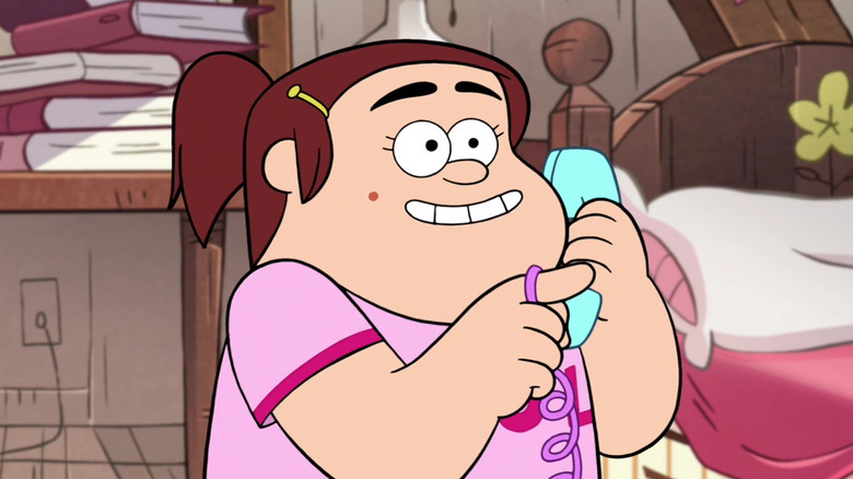 Grenda talking on the phone