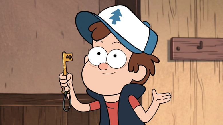 Dipper shrugging