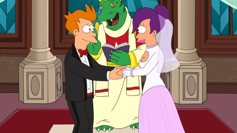 Fry and Leela wedding