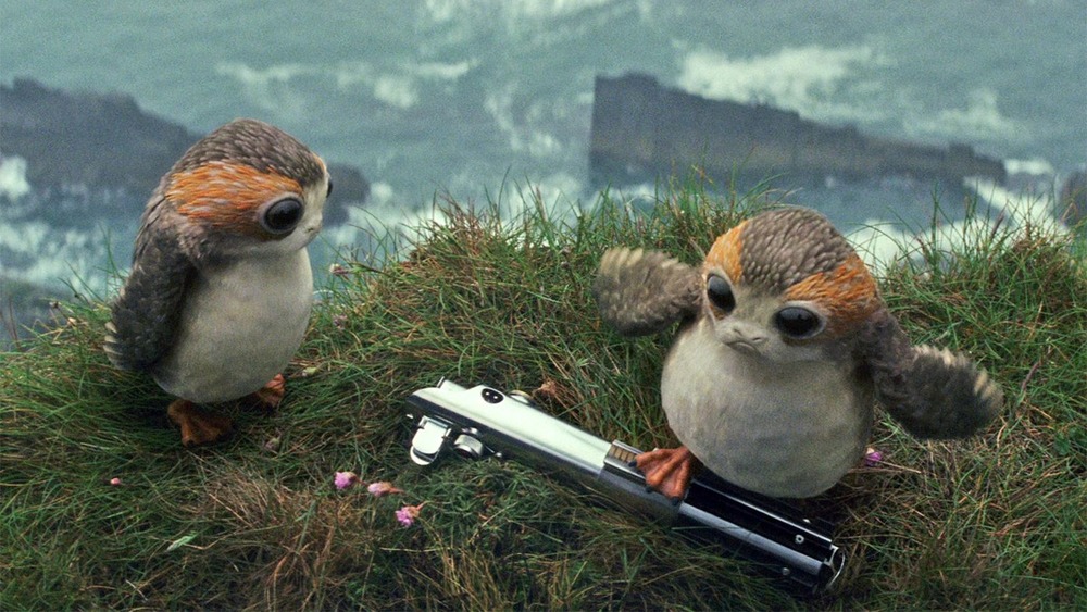 Porgs in Star Wars: The Last Jedi