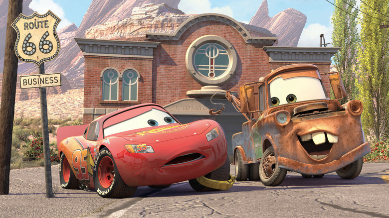 Lightning McQueen and Mater in Radiator Springs