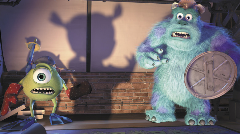 Mike and Sully getting scared