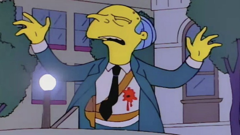 Mr. Burns is shot