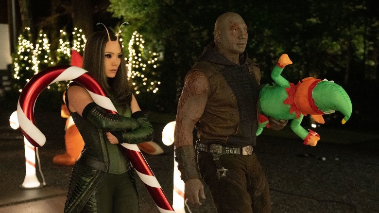 Mantis and Drax in Guardians of the Galaxy Holiday Special