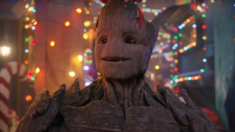 Groot looks up