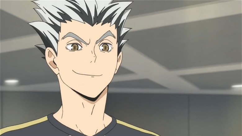 Kōtarō Bokuto smirking