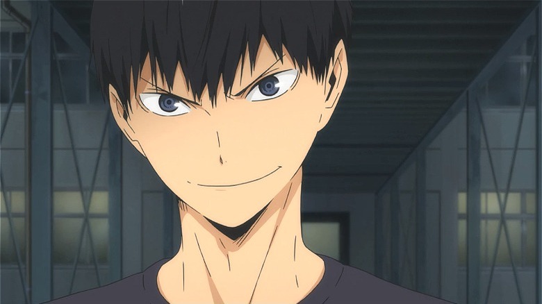 Tobio Kageyama smirking