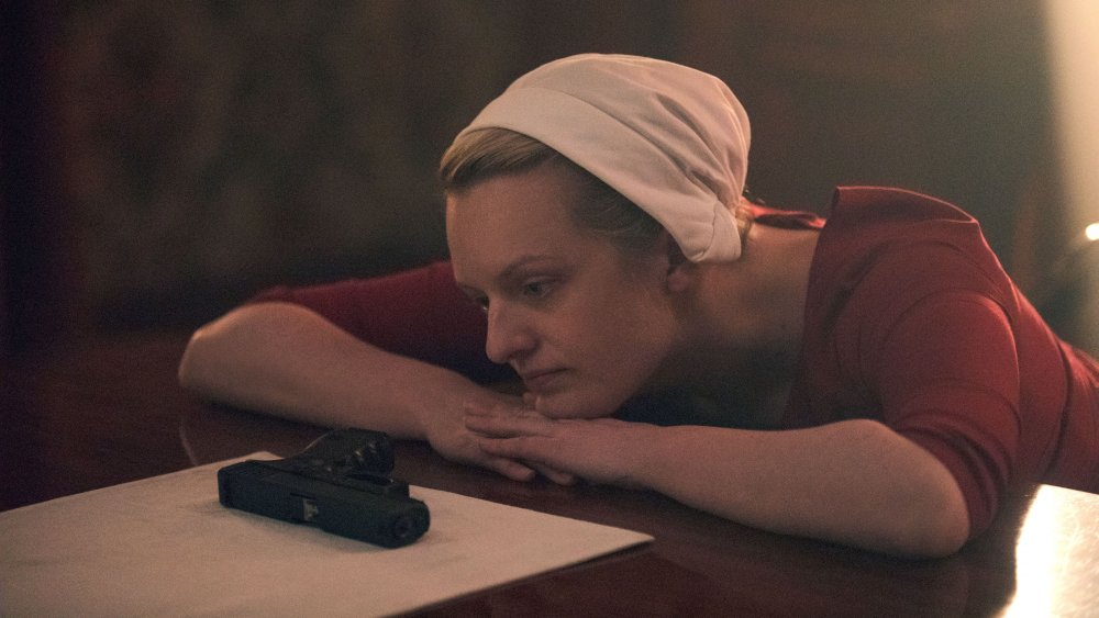 Elisabeth Moss in The Handmaid's Tale