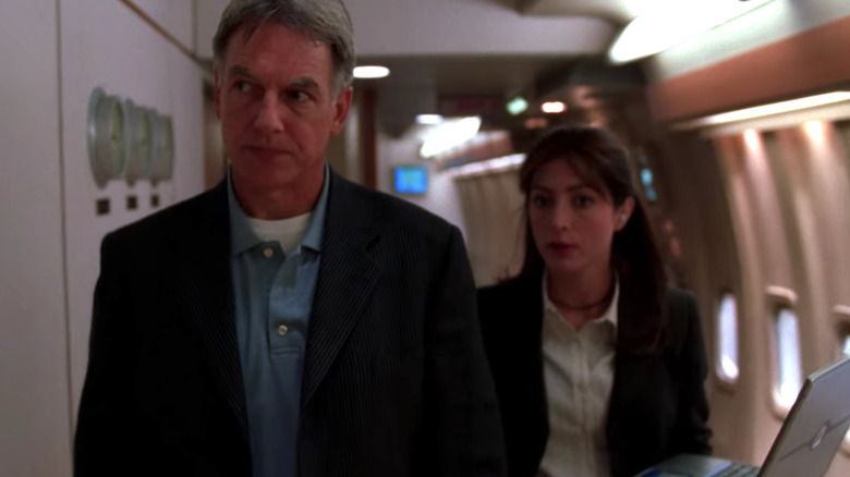 Gibbs and Kate on Air Force One