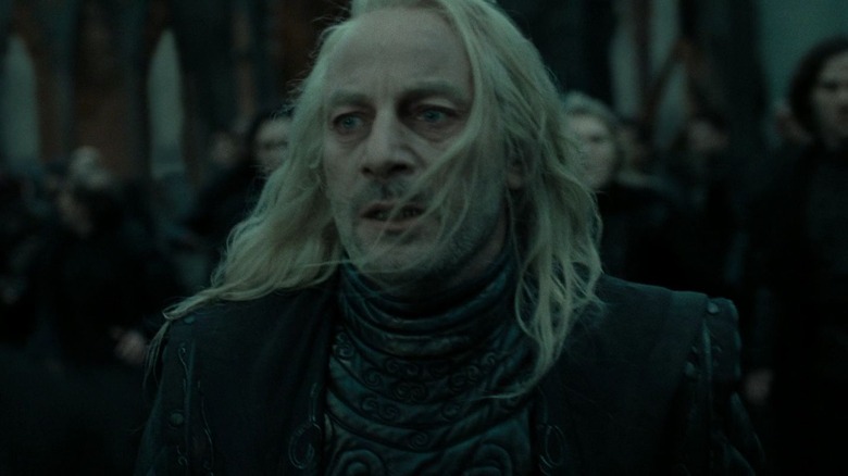 Jason Isaacs Lucius Malfoy alarmed battlefield