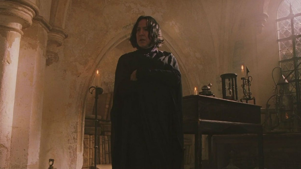 Alan Rickman as Severus Snape in Harry Potter 