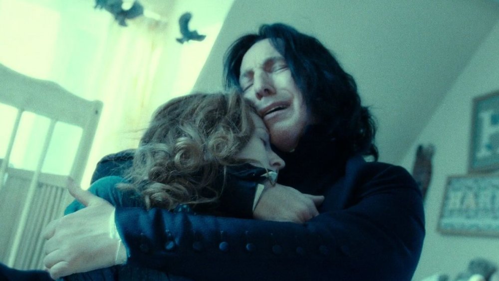 Alan Rickman as Severus Snape and Lily in Harry Potter