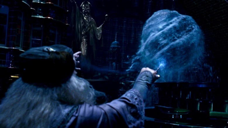 Albus Dumbledore, water spell