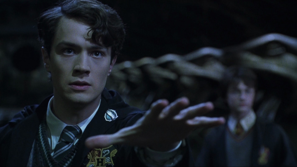 Young Tom Riddle in the Chamber of Secrets