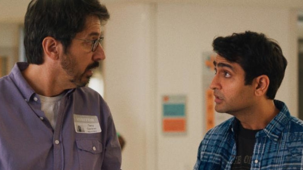 Kumail Nanjiani and Ray Romano in The Big Sick