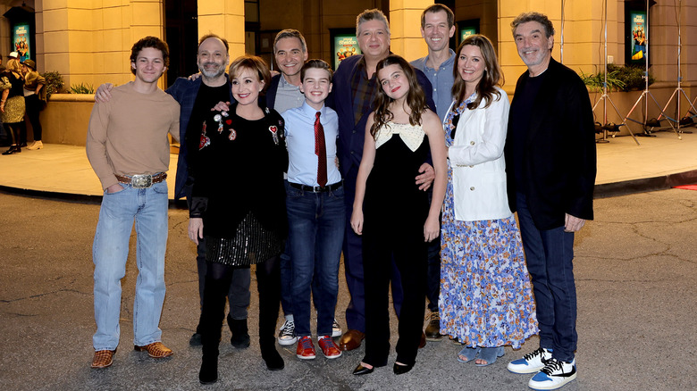 The main cast and crew of Young Sheldon