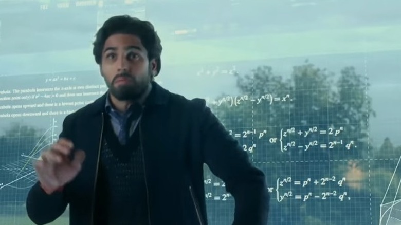 Jai Verma teaching mathematics in Baar Baar Dekho