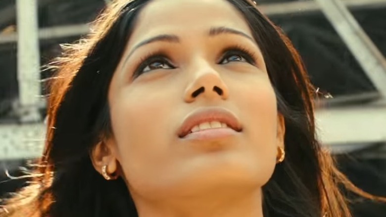 Freida Pinto as Latika in Slumdog Millionaire