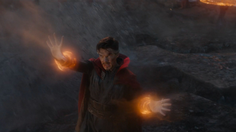 Benedict Cumberbatch Doctor Strange holding back water