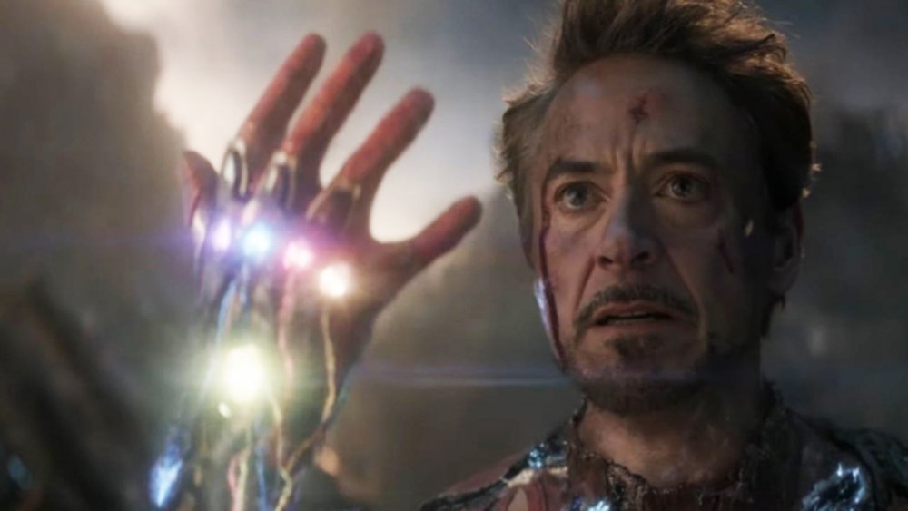 Robert Downey Jr. as Iron Man in Avengers: Endgame