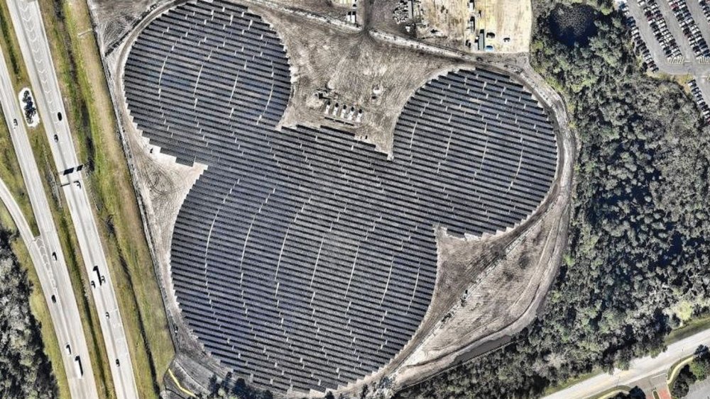 Hidden Mickey Solar Panels