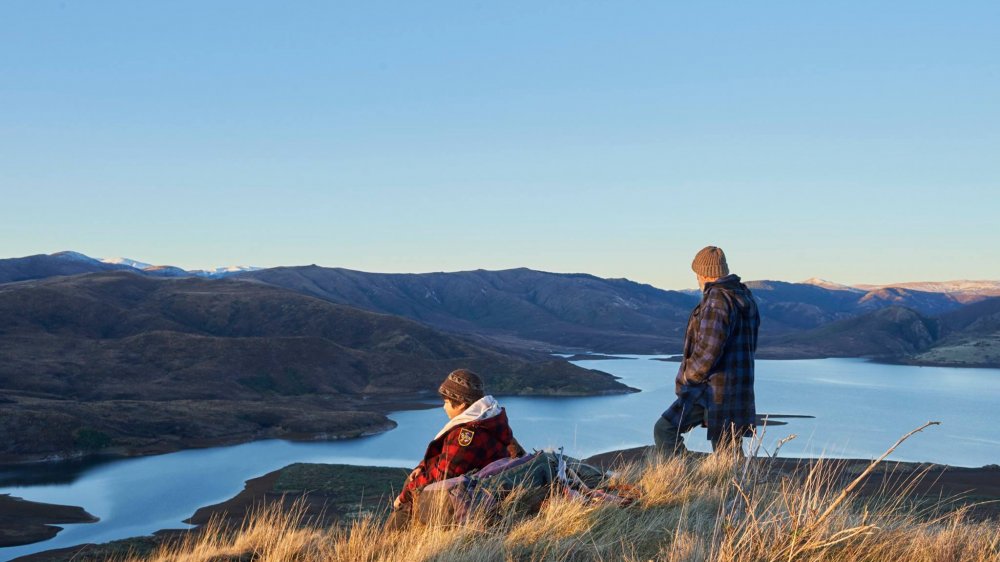 Julian Dennison and Sam Neill in Hunt for the Wilderpeople