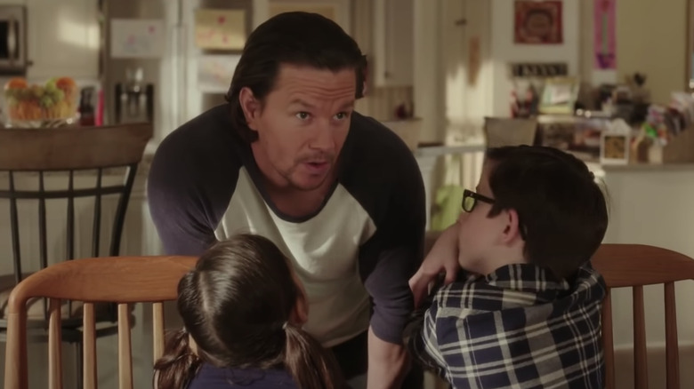 Mark Wahlberg talks to kids