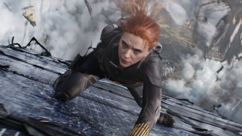 Black Widow looks at explosions intense