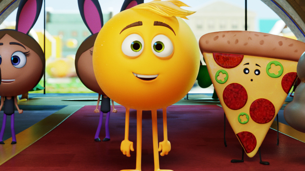 Gene (T.J. Miller) in The Emoji Movie