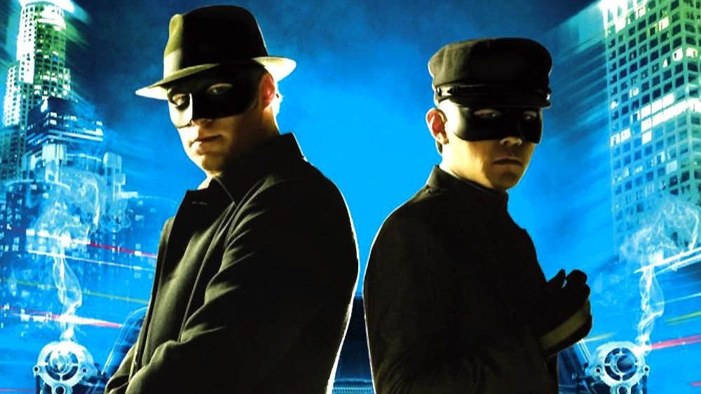 Seth Rogen and Jay Chou in The Green Hornet