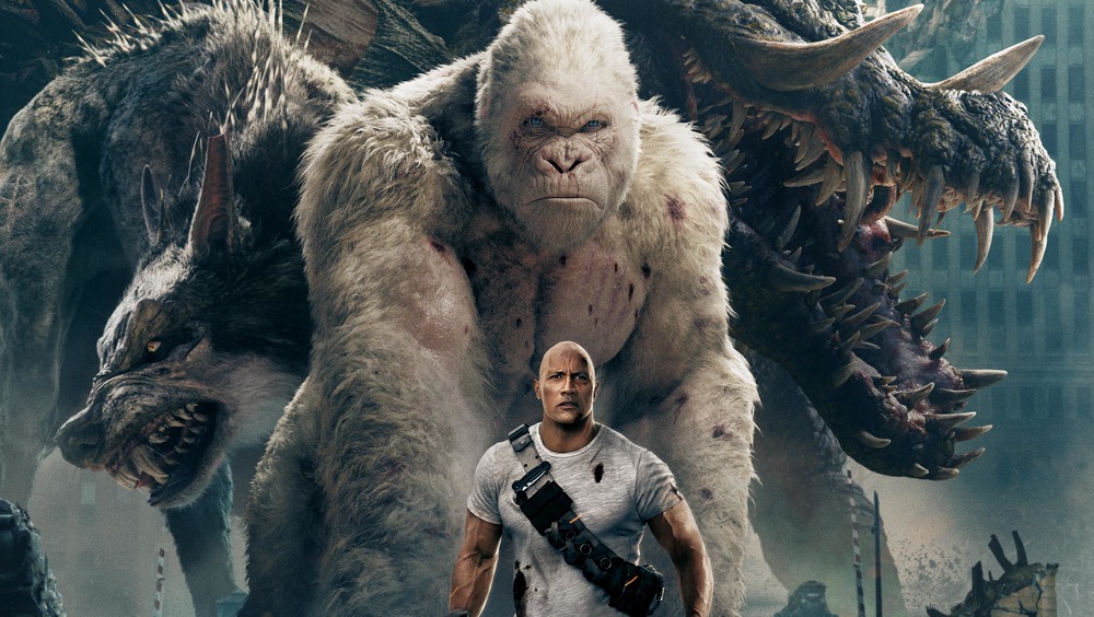 The poster for Rampage