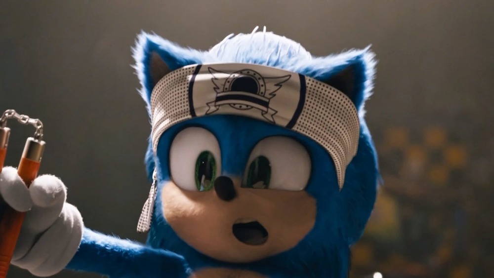 Sonic (Ben Schwartz) in Sonic the Hedgehog