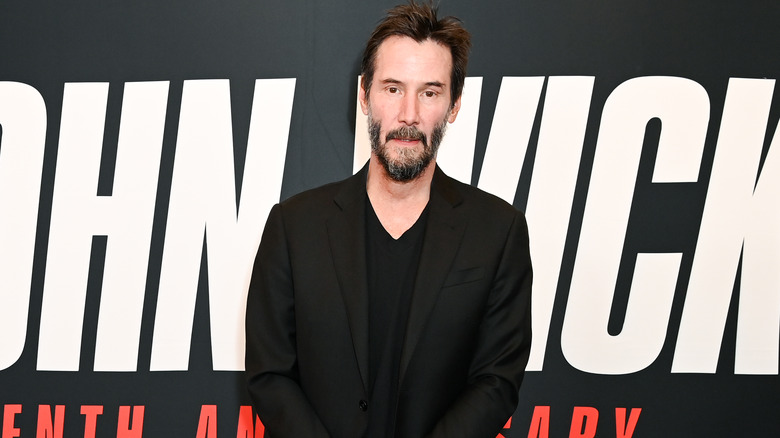 Keanu Reeves at John Wick premiere