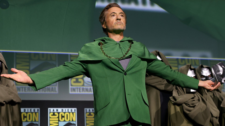 Robert Downey Jr. announcing his role as Doctor Doom at Comic-Con