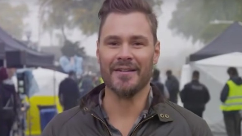 Patrick Flueger smiling 