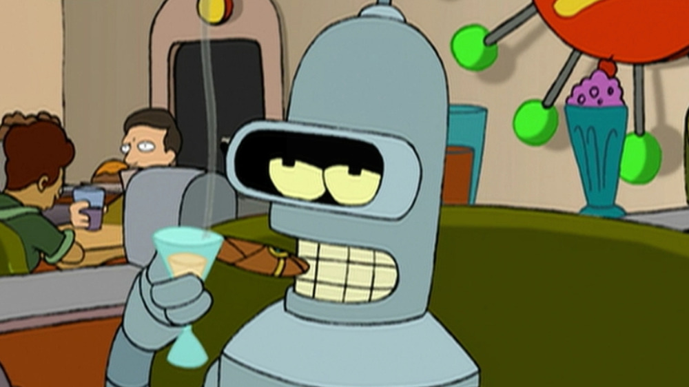 Bender Smoking and Drinking