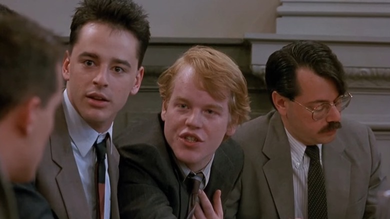 A young Phillip Seymour Hoffman on his first role in Law & Order