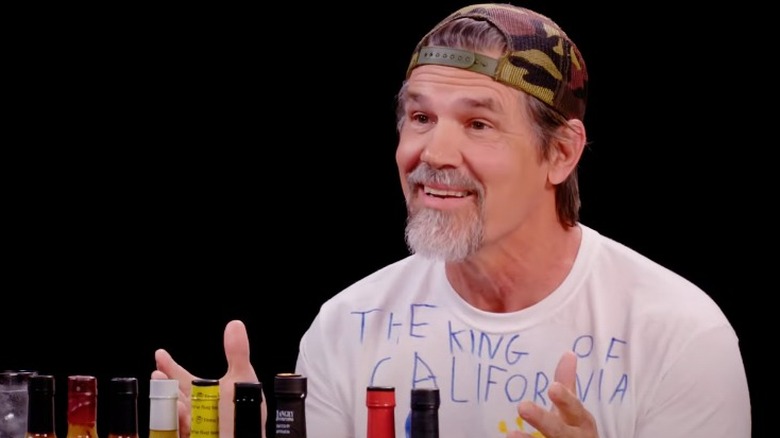 Josh Brolin explaining on Hot Ones