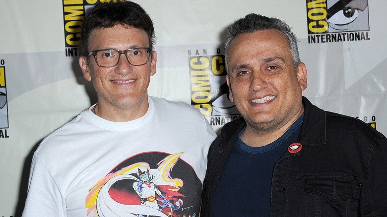 The Russo brothers smiling at an event