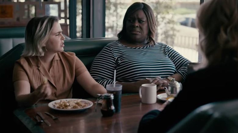 Good Girls cast having breakfast